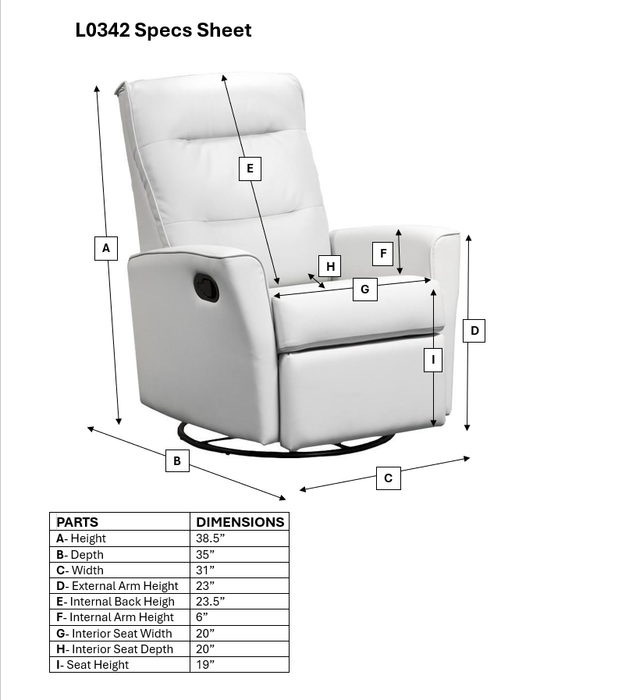 L0342 Reclining Lift Chair