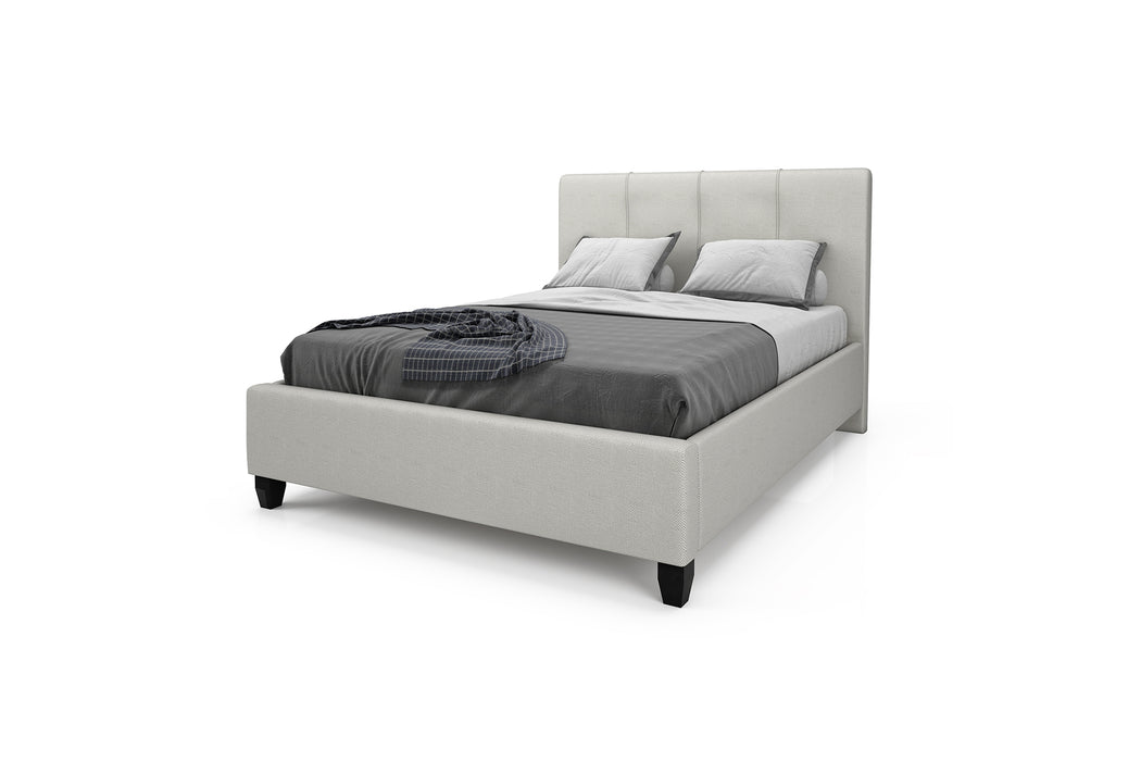 Lucas King Upholstered Platform Bed (Colour Not As Shown)