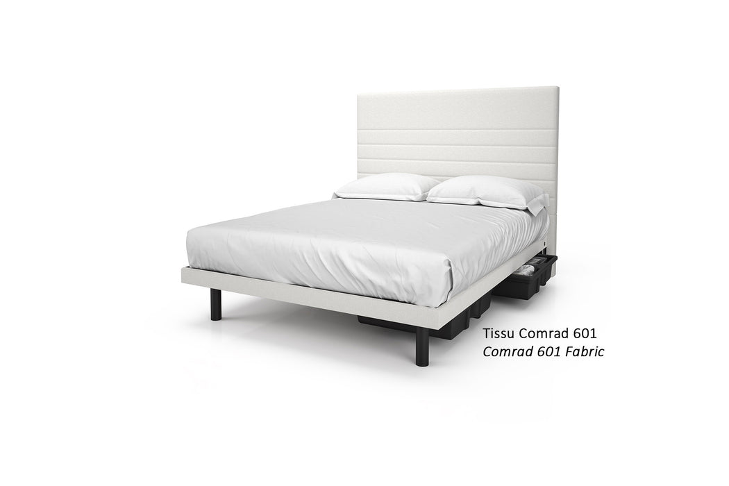 Sunset Queen Bed w/Reflexx Platform (Dune)