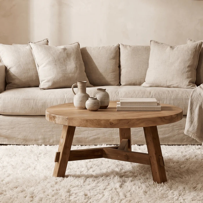 Artisan 31.5" Round Teak Coffee Table