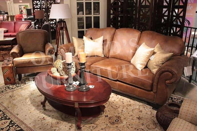 3933 Leather Sofa Suite