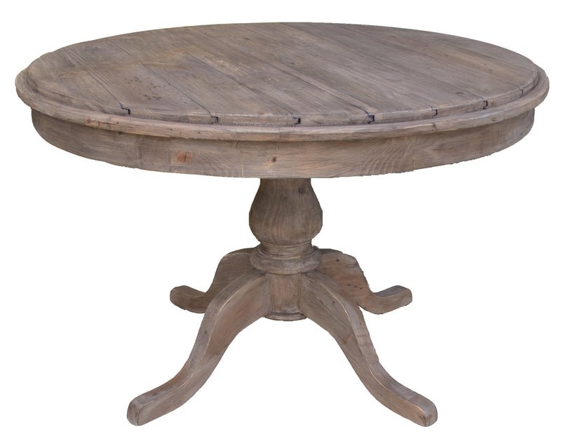 Irish Coast Round Pedestal Dining Table (Sundried)