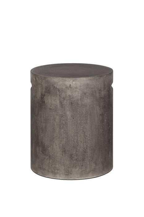 Concrete Round Side Table With Handle