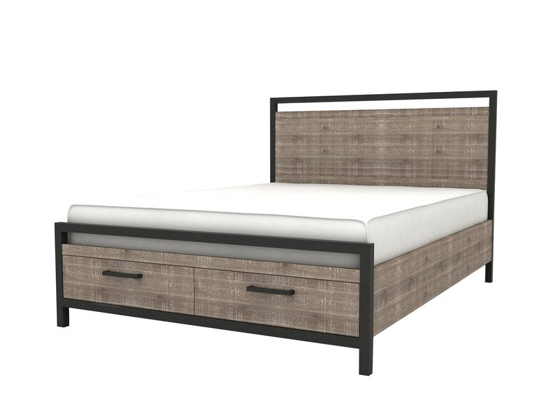 Irondale 60" Queen Platform Bed with Storage