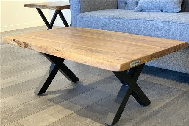 Zen Live Edge Coffee and 2 End Table Set