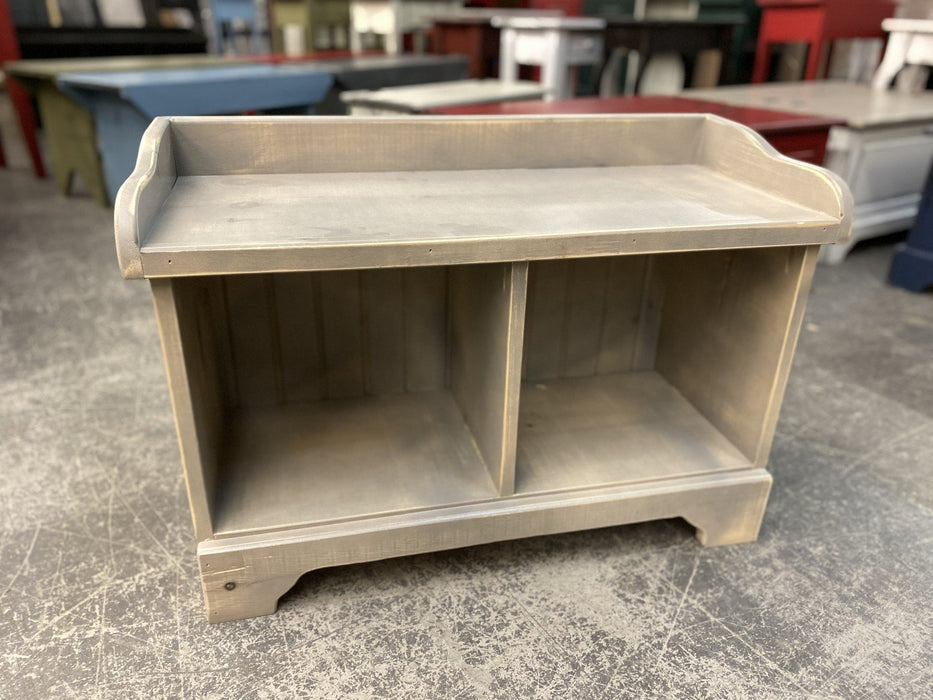 2-Cube Cubby Bench
