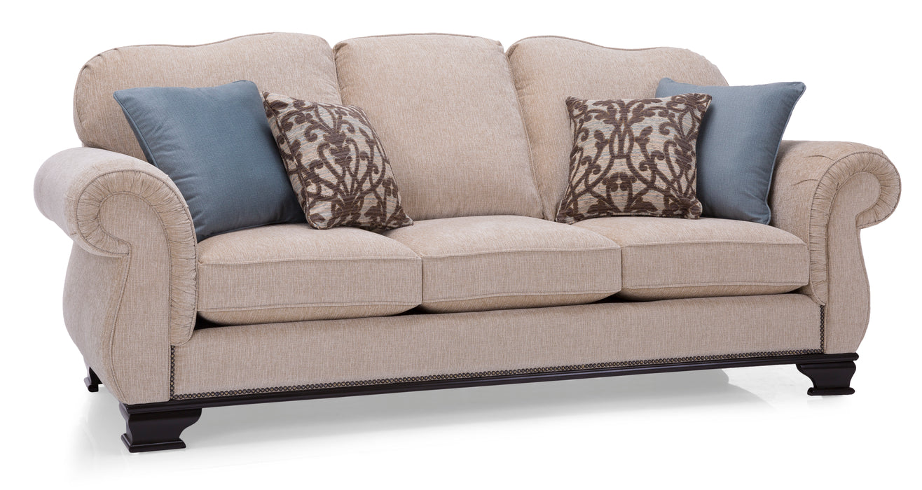 6933 Sofa and Loveseat Set (Colour Not As Shown)