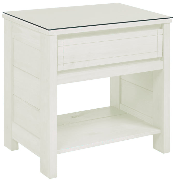WildRoots Night Table in Cloud Finish