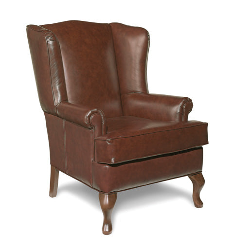 L30Q Leather Wing Chair
