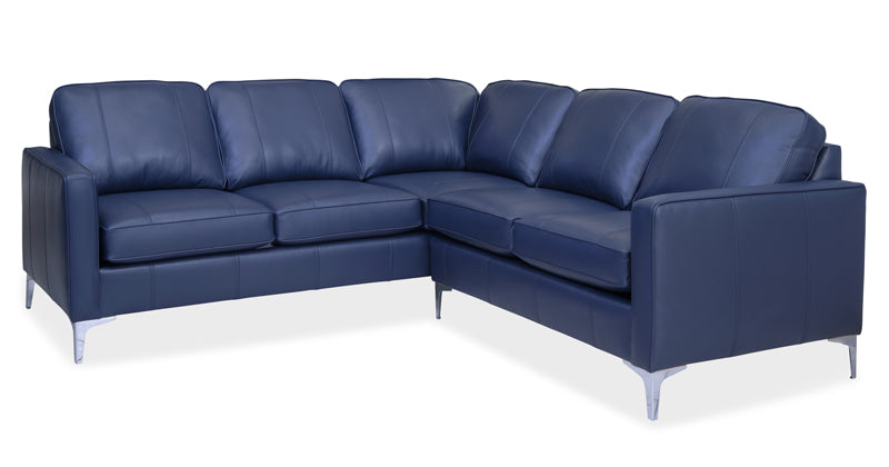 L736 Leather Sectional (Colour Not As Shown)