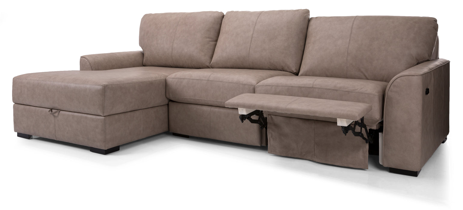 3786 Leather Sectional