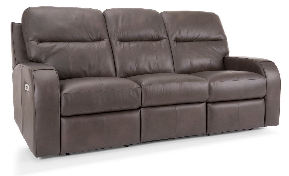 M3844P Power Leather Reclining Sofa Suite