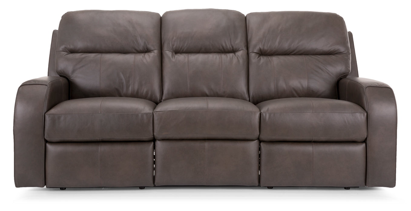 M3844P Power Leather Reclining Sofa Suite