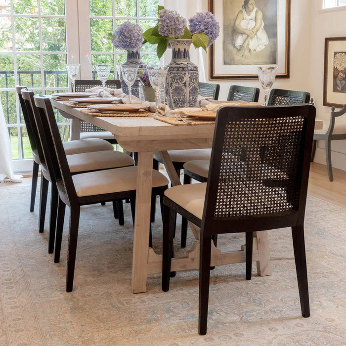 Cane Dining Chair (Black)