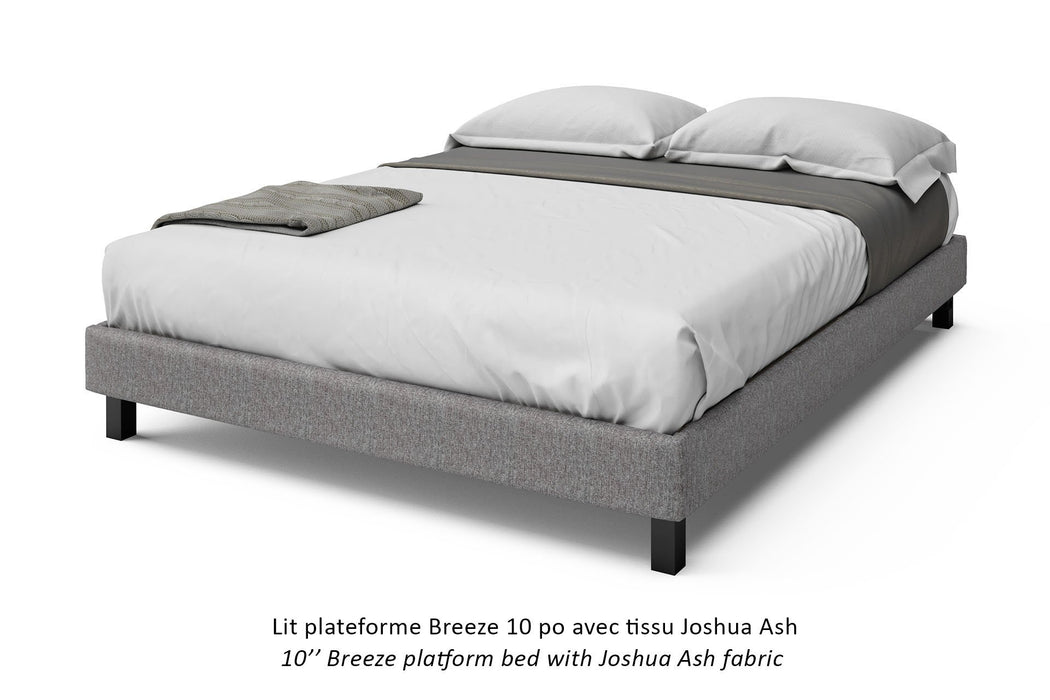 Queen Breeze Platform Bed (Ash)