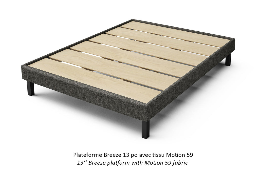 Lyon Queen Bed w/Breeze Platform (Ash)