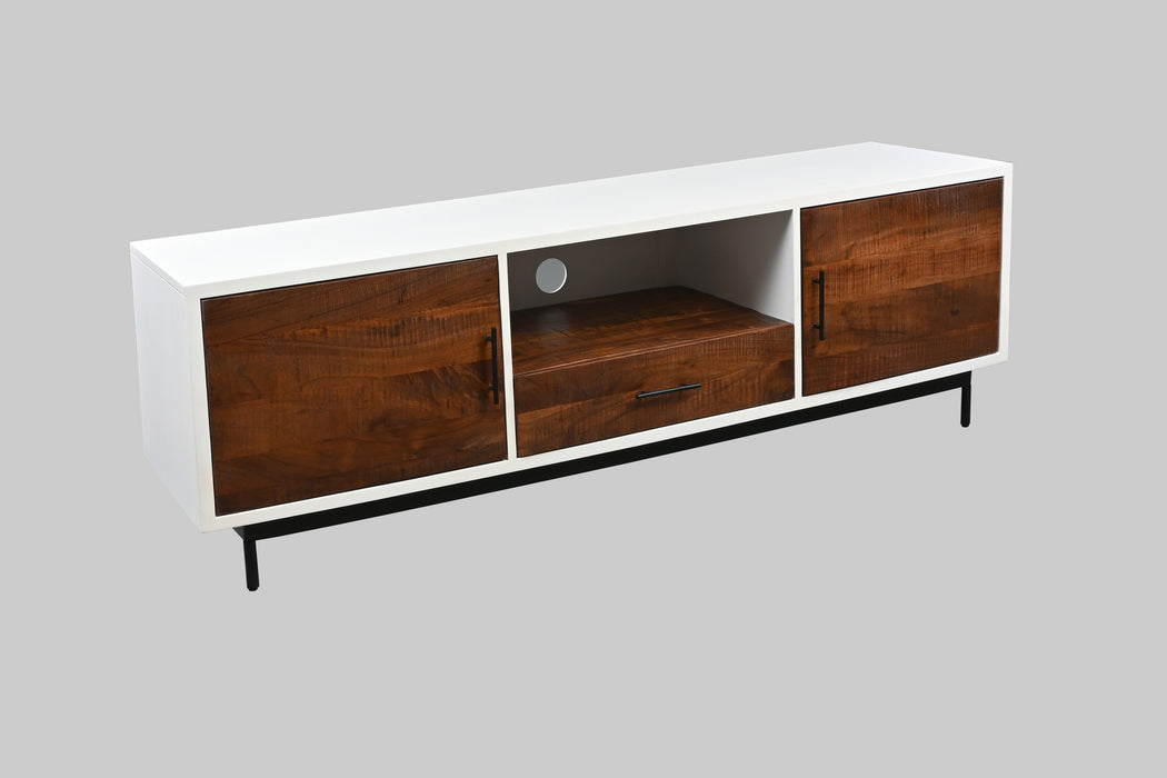 Two-Tone Tv Stand