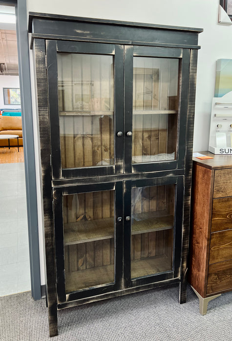 Orr Curio Cabinet in Vintage Black
