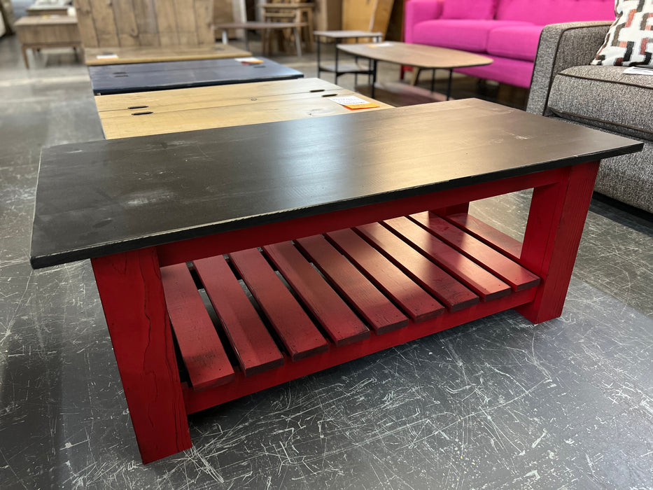 Brockton Coffee Table in Vintage Berry Finish