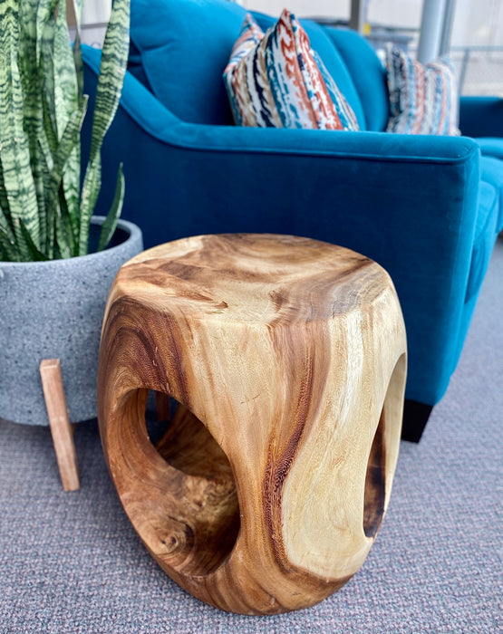Wooden Accent Stool/Table