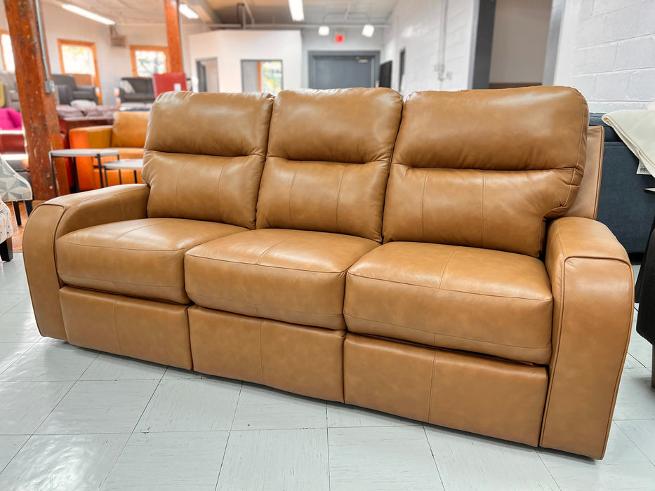 M3844P Power Leather Reclining Sofa & Chair