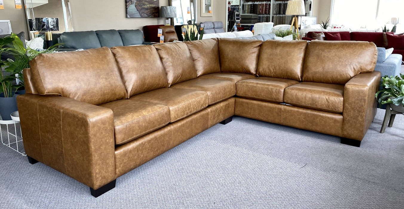 3A3 Alessandra Leather Sectional