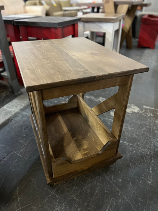 Pet Bed/End Table in Classic stain