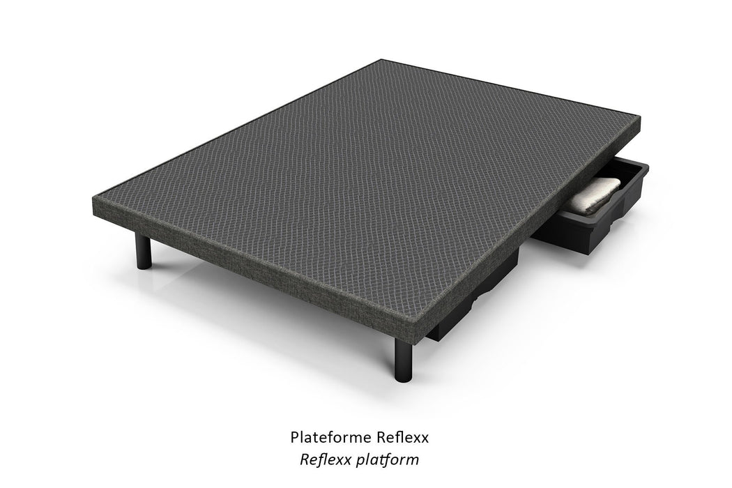 Queen Reflexx Platform Bed (Black)