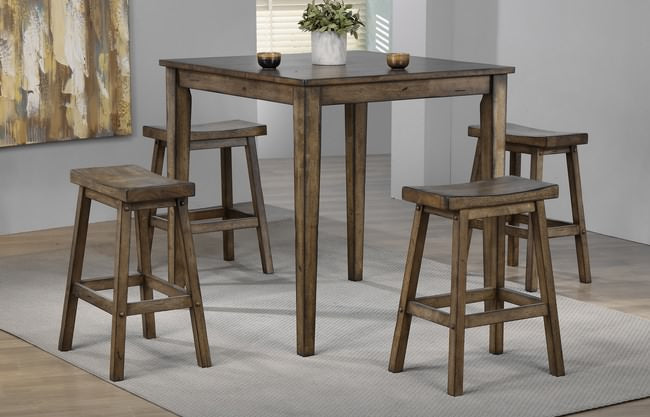 Newport - Counter Height Dining Table/4 Stools Set