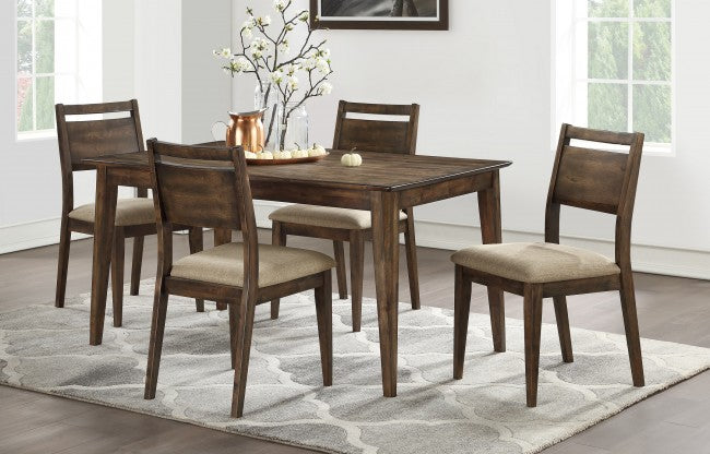 Zoey 60" Dining Table w/4 Chairs