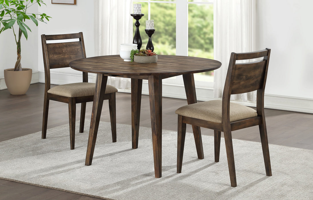 Zoey 48" Round Dining Table w/4 Chairs Set